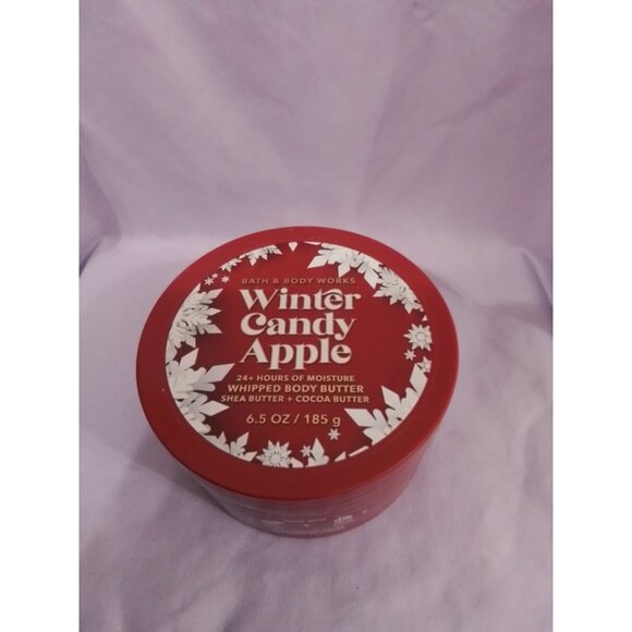 Winter Candy Apple Whipped Body Butter Shea & Cocoa Butter By Bath & Body Works - Picture 1 of 2